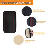 Automotive Armrest Storage Field Mat, Fiber Leather-based Automotive Middle Console Cowl, C... - Image 4