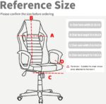 Deisy Dee NO Chair,ONLY Covers Gaming Chair Slipcovers Stretchy Polyes... - Image 5