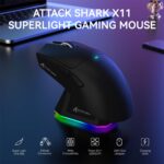 ATTACK SHARK X11 Light-weight Wi-fi Gaming Mouse with RGB Charging D... - Image 3