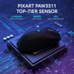 ATTACK SHARK X11 Light-weight Wi-fi Gaming Mouse with RGB Charging D... - Image 6