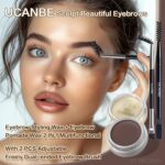 UCANBE Waterproof Eyebrow Gel + Eyebrow Styling Wax 2 in 1 Make-up Equipment ... - Image 3