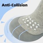 Toddler Strolling Sneakers Child Sock Sneakers with Smooth Rubber Sole, Non-Slip T... - Image 3