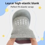 Toddler Strolling Sneakers Child Sock Sneakers with Smooth Rubber Sole, Non-Slip T... - Image 6