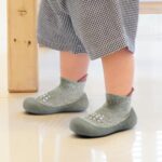 Toddler Strolling Sneakers Child Sock Sneakers with Smooth Rubber Sole, Non-Slip T... - Image 7