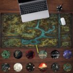 Recreation Forest Massive Mouse Pad XXL Inexperienced Map Playmat for MTG Journey Ga... - Image 3