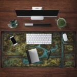 Recreation Forest Massive Mouse Pad XXL Inexperienced Map Playmat for MTG Journey Ga... - Image 5