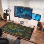 Recreation Forest Massive Mouse Pad XXL Inexperienced Map Playmat for MTG Journey Ga... - Image 6