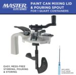 Grasp Elite Paint Can Mixing Lid & Pouring Spout, 1 Quart Measurement - Combine ... - Image 3