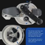 Grasp Elite Paint Can Mixing Lid & Pouring Spout, 1 Quart Measurement - Combine ... - Image 6