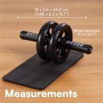 H&S Ab Curler Wheel For Abs Exercise - Stomach Core Train Equipmen... - Image 6