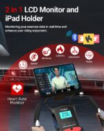 HARISON Magnetic Train Bike for Dwelling 350lbs Capability, Bluetooth Sta... - Image 3