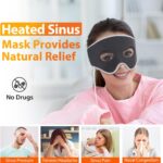 Sinus Stress Aid Heated Masks Face Heating Pad Relieve Sinus Ache,... - Image 3
