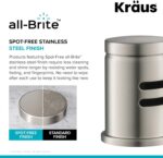 KRAUS Dishwasher Air Hole in Spot Free All-Brite Stainless Metal, KAG-... - Image 4