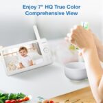 VTech [2025 Upgrade Baby Monitor with 7" IPS Screen, Pan Tilt Zoom Cam... - Image 4