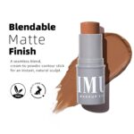 KIMUSE Cream Contour Stick Duo, Cream Blush Stick, Bronzer Shaping Sti... - Image 3
