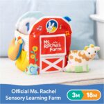 Ms. Rachel Official Sensory Studying Farm, Foldable Mushy Child E book wit... - Image 3