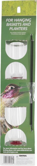 Pennington Planter Hummingbird Feeder 2 Pack 2.3 Ounce Capability - Image 4
