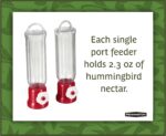 Pennington Planter Hummingbird Feeder 2 Pack 2.3 Ounce Capability - Image 5