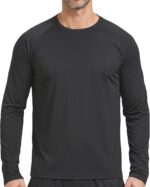 4 Pack Males's Dry Match T Shirts Athletic Operating Gymnasium Exercise Lengthy Sleeve... - Image 3