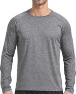 4 Pack Males's Dry Match T Shirts Athletic Operating Gymnasium Exercise Lengthy Sleeve... - Image 5