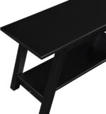 Roundhill Furnishings Elyz Stable Wooden Bench with Shelf, 36.10-Inch Lengthy,... - Image 6