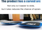 Blue Gliding Discs Core Sliders(Curved Arc) Clean Use On Carpet Flooring... - Image 3