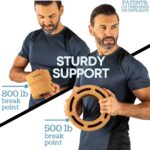 Curler Yoga Wheel for Again & Neck Ache, with Spinal Groove. Medium to ... - Image 5