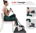 Sunny Well being & Health Sensible Beneath-Desk Bike Exerciser, Low-Affect Automobile... - Image 3