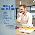 iLiving Beneath Desk Bike Pedal Exerciser with Digital Show - Full... - Image 5