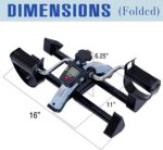 iLiving Beneath Desk Bike Pedal Exerciser with Digital Show - Full... - Image 7