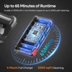 ElecKeys Cordless Vacuum Cleaner, Upgraded 580W 48KPA 65Mins Vacuum Cl... - Image 5
