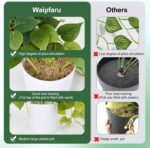 Waipfaru Fake Vegetation Indoor with Plastic Pots, Lifelike Small Faux Pl... - Image 4