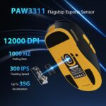 Transformers GM04 63g Light-weight Wi-fi Gaming Mouse, 12000 DPI, PA... - Image 4