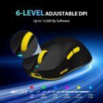 Transformers GM04 63g Light-weight Wi-fi Gaming Mouse, 12000 DPI, PA... - Image 6