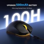 Transformers GM04 63g Light-weight Wi-fi Gaming Mouse, 12000 DPI, PA... - Image 7