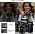 Digital Cameras for Images, 8K 64MP Vlogging Digicam for YouTube w... - Image 5