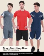 BOOMCOOL Health club Mens Garments Exercise Shirts for Males Outfits Units 6pcs Shi... - Image 3