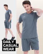 BOOMCOOL Health club Mens Garments Exercise Shirts for Males Outfits Units 6pcs Shi... - Image 4