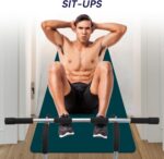 Pull Up Bar for Doorway, Adjustable Width Locking, Thickened Stee, Upp... - Image 5