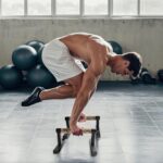 T Form Ground Stand Wooden Push Up Deal with Bars for Males, Energy Trainin... - Image 5