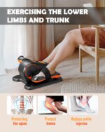 Beneath Desk Elliptical Machine, Ellipse Leg Exerciser for Seniors with ... - Image 3