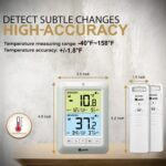 Fridge Thermometer with Alarm, Digital Wi-fi Fridge and Freez... - Image 7