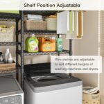 Ulif U13 Medium Over Washer and Dryer Storage Cabinets, 6 Tiers Laundry... - Image 4