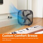 Amazon Fundamentals 3 Velocity Field Fan, Indoor Electrical Fan for Residence Cooling, 5... - Image 4