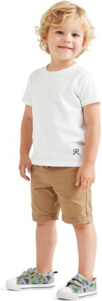 Okay KomForme Toddler Boys & Ladies Footwear Children Canvas Sneakers with Cartoo... - Image 5