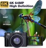 6K 64MP Digital Digicam for Pictures Vlogging Digicam for YouTube, 18... - Image 3