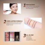 16 Colours Contour Palette，Blush Highlighter Bronzer Powder Multi functional ... - Image 7