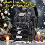 Camo Diaper Bag Backpack for Dad and Mother with USB Charging Port Stroll... - Image 7