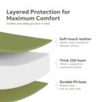 Child Mat for Ground, Thick Mushy Non-Poisonous Vegan Leather-based Child Play Mat, ... - Image 4