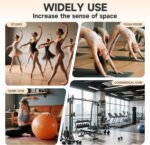 Hasipu 2Pcs 63''x28'' Dwelling Gymnasium Mirror Massive Full Size Wall Mounted F... - Image 5